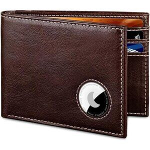 Bifold Full-Grain Leather Wallet for Men with RFID Blocking 11 Card Slots
